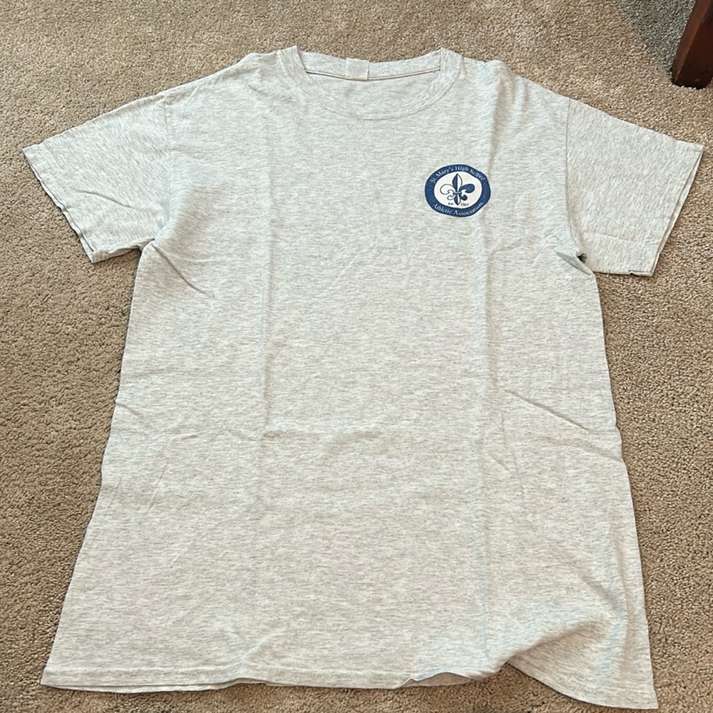 St. Mary’s Cotton T-shirt in grey